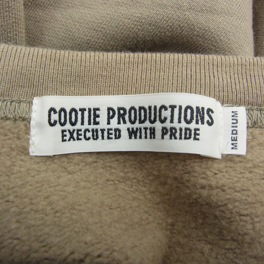 COOTIE クーティー スリットポケット スウェット クルー ブラウン系 M【中古】