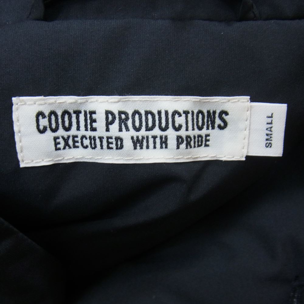 COOTIE クーティー Padded Error Fit Work Shirt Jacket 中綿 シャツ ジャケット ブラック系 S【中古】