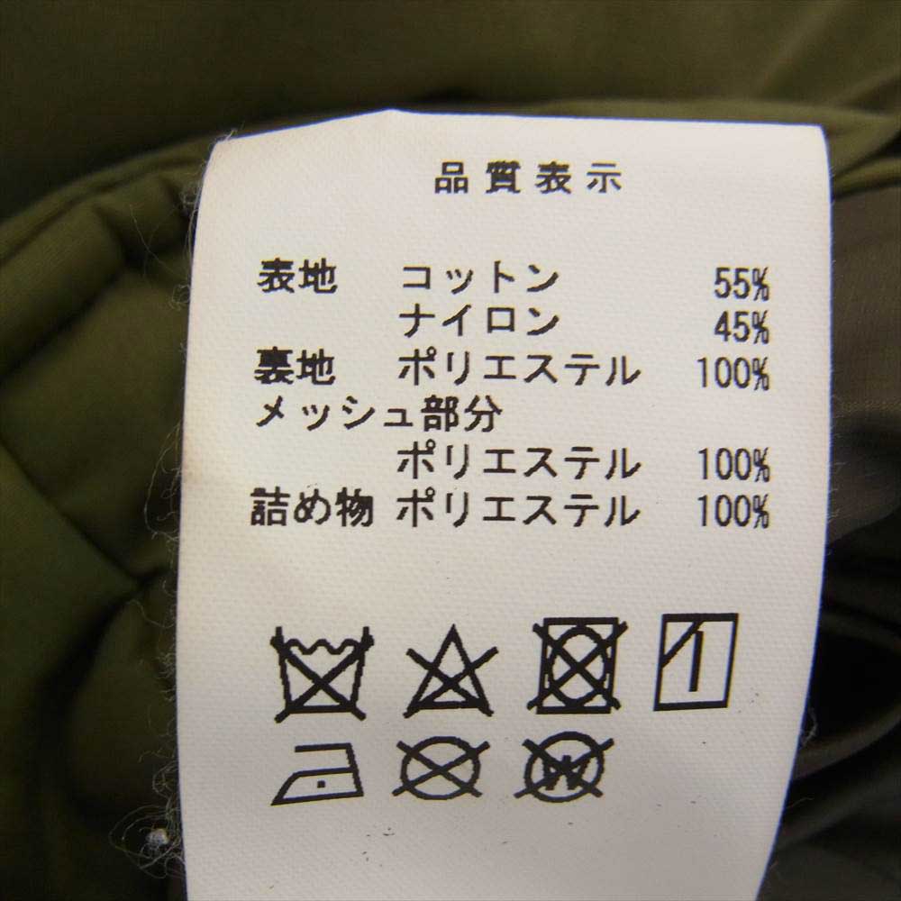 DESCENDANT ディセンダント 19AW ARCTIC PRIMALOFT JACKET プリマロフト ジャケット モスグリーン系 1【中古】