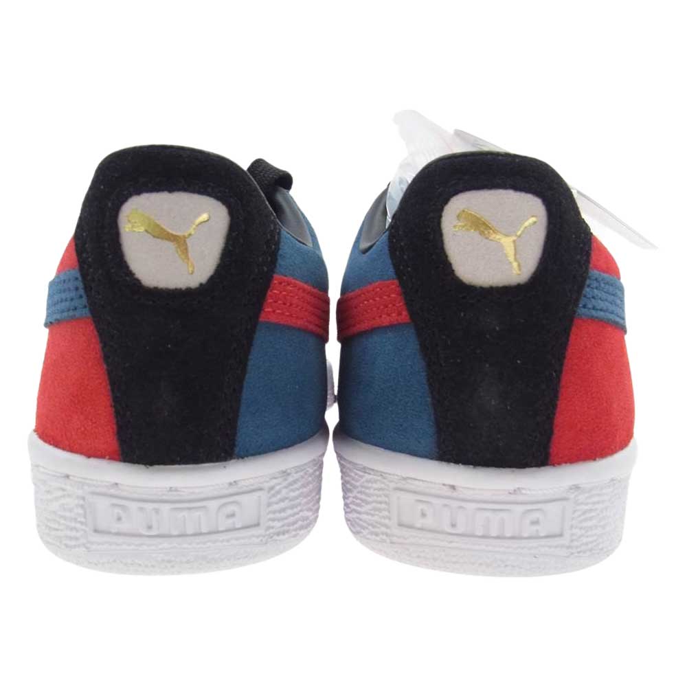 PUMA プーマ 374915-33 SUEDE CLASSIC XXI スウェード クラシック ローカット スニーカー  レッド系 ブラック系 ブルー系 24.0cm【新古品】【未使用】【中古】