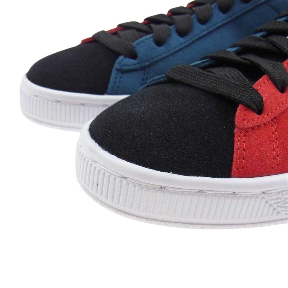 PUMA プーマ 374915-33 SUEDE CLASSIC XXI スウェード クラシック ローカット スニーカー  レッド系 ブラック系 ブルー系 24.0cm【新古品】【未使用】【中古】