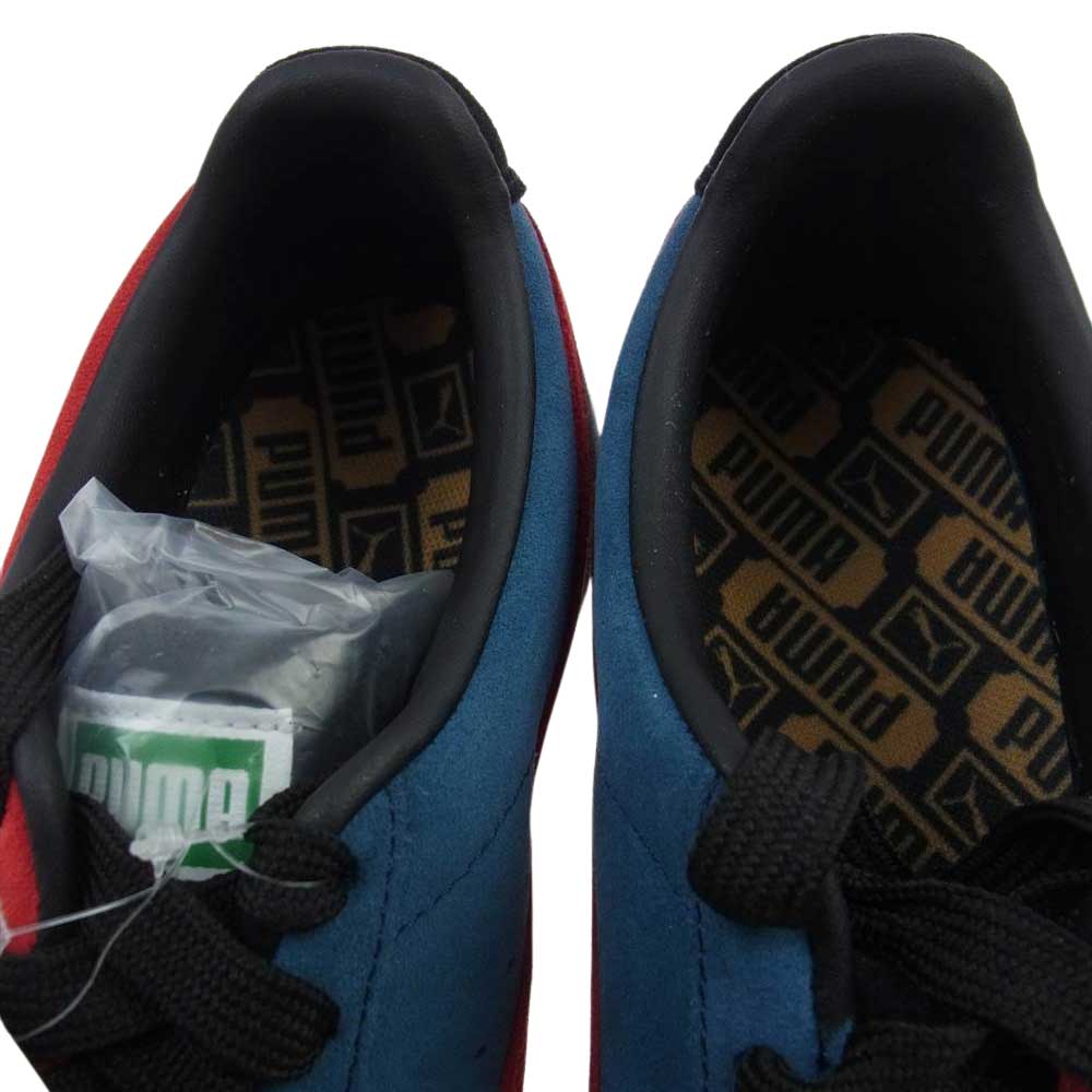 PUMA プーマ 374915-33 SUEDE CLASSIC XXI スウェード クラシック ローカット スニーカー  レッド系 ブラック系 ブルー系 24.0cm【新古品】【未使用】【中古】