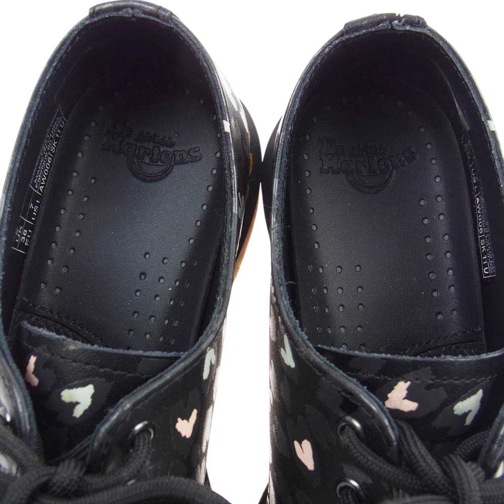 Dr.Martens ドクターマーチン 25484001 1461 HEARTS 3ホールシューズ 3 EYE SHOE ブラック系 UK5【中古】