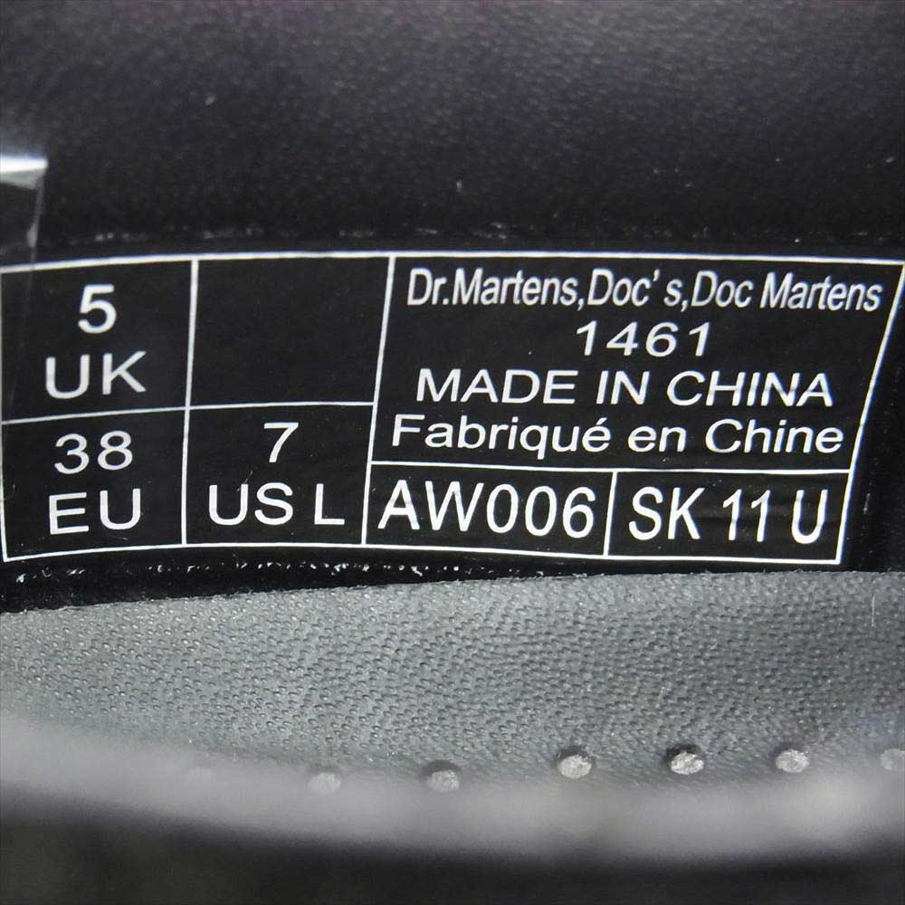 Dr.Martens ドクターマーチン 25484001 1461 HEARTS 3ホールシューズ 3 EYE SHOE ブラック系 UK5【中古】
