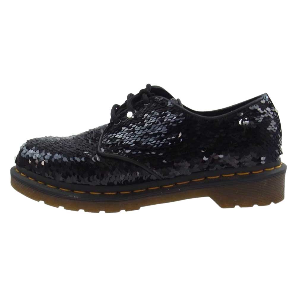 Dr.Martens ドクターマーチン 24597016 1461 3H SEQUIN 3ホール シークイン シューズ ブラック系 UK5【中古】