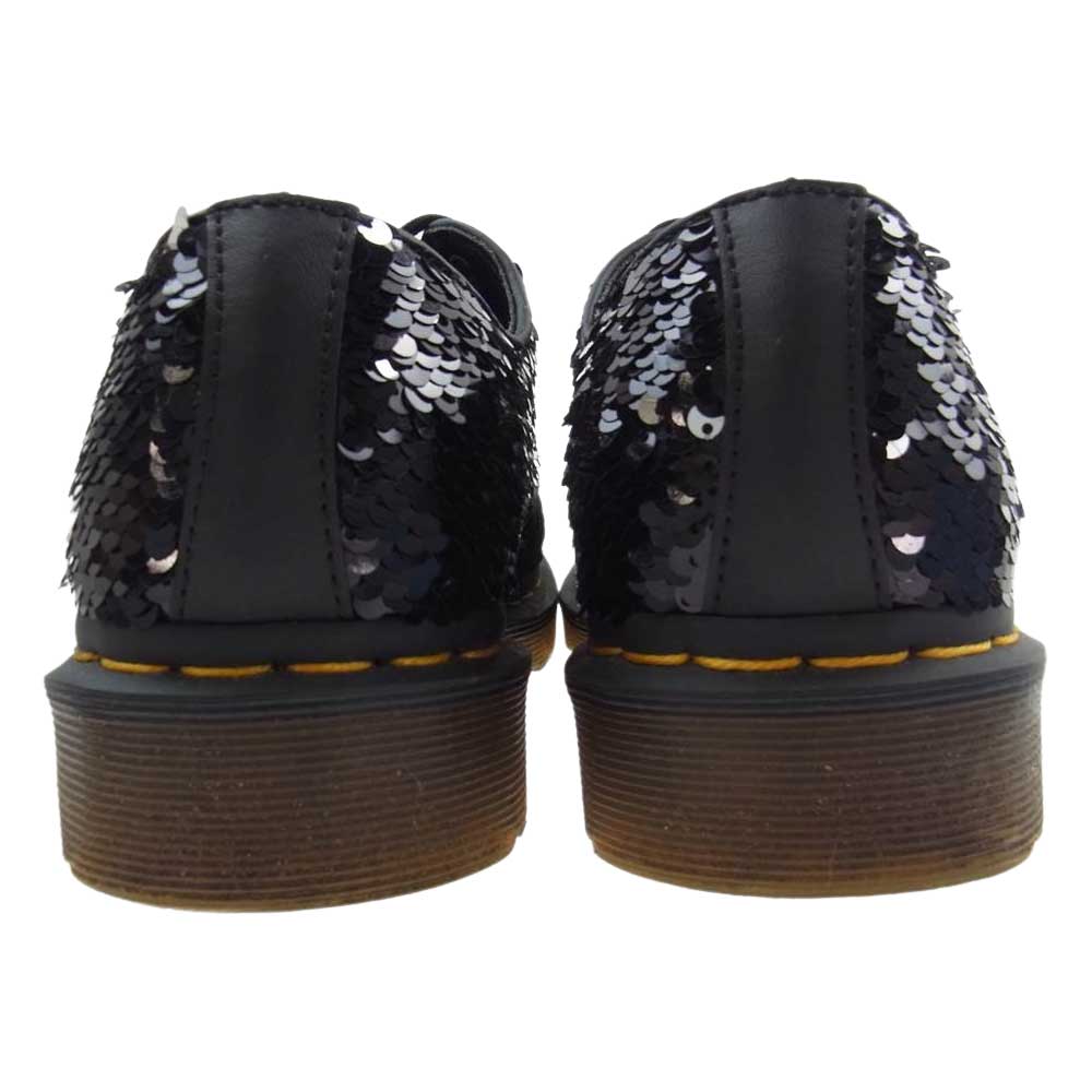 Dr.Martens ドクターマーチン 24597016 1461 3H SEQUIN 3ホール シークイン シューズ ブラック系 UK5【中古】
