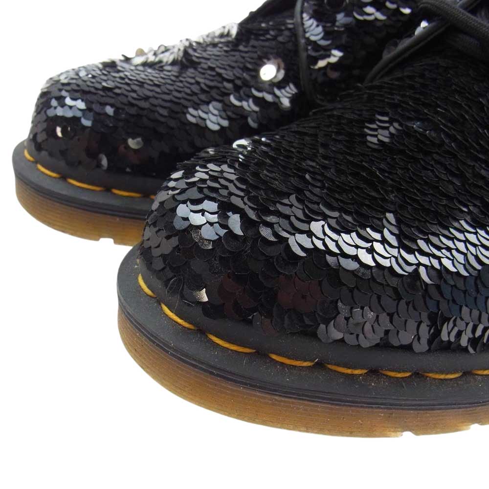 Dr.Martens ドクターマーチン 24597016 1461 3H SEQUIN 3ホール シークイン シューズ ブラック系 UK5【中古】