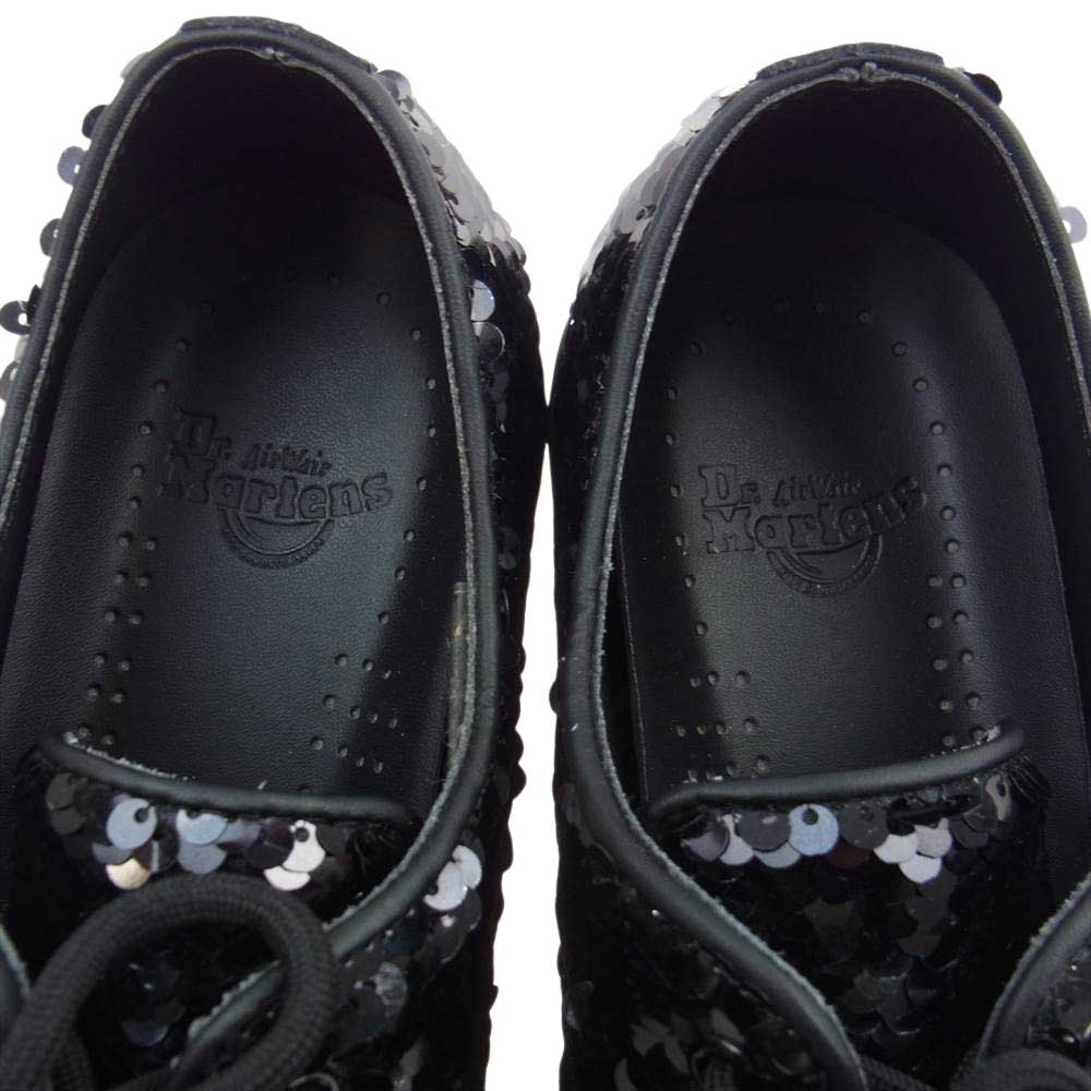 Dr.Martens ドクターマーチン 24597016 1461 3H SEQUIN 3ホール シークイン シューズ ブラック系 UK5【中古】