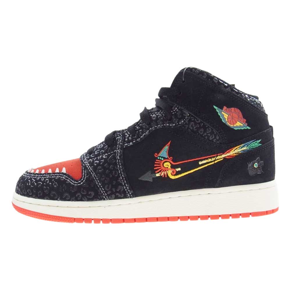 NIKE AIR JORDAN ナイキ ジョーダン DN5121-001 GS AIR JORDAN 1 MID SIEMPRE FAMILI GS エア ジョーダン 1 ミッド シエンプレ ファミリア ミッドカット スニーカー マルチカラー系 6Y/24.0cm【新古品】【未使用】【中古】
