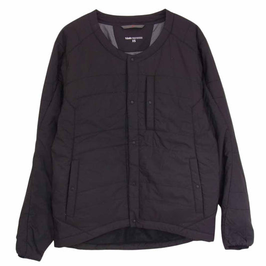 TILAK ティラック PYGMY Jacket ピグミー インシュレーション ノーカラー 中綿ジャケット ブラック系 XS【中古】