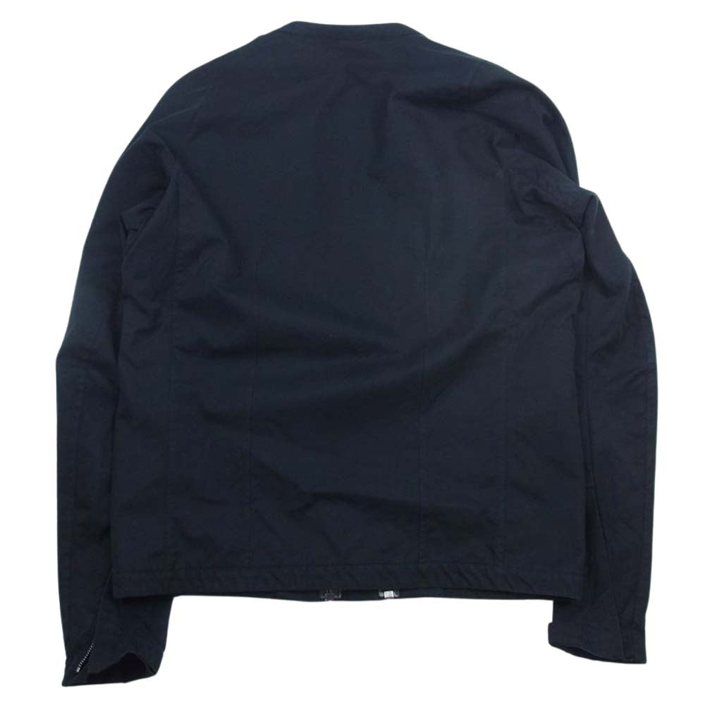 アクロニウム J40-S 国内正規品 HIGH-DENSITY GABARDINE ARTICULATED JACKET ノーカラー ジャケット ダークネイビー系 S【中古】