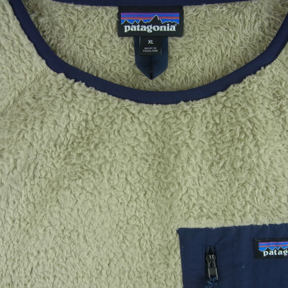 patagonia パタゴニア STY25895FA21 Los Gatos Crew ロスガトス クルー バルキー フリース プルオーバー グレイッシュベージュ系 XL【中古】