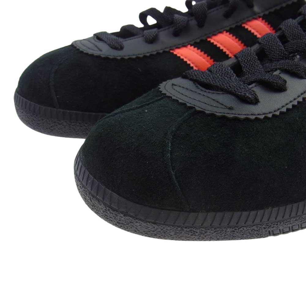 adidas アディダス GZ2044 BRUSSELS ブリュッセル スエード ローカット スニーカー ブラック系 レッド系 28.0cm【新古品】【未使用】【中古】