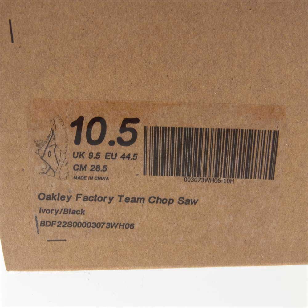 OAKLEY オークリー S00003073D322 FACTORY TEAM ファクトリー チーム × BRAIN DEAD ブレインデッド CHOP SAW チョップ ソウ オフホワイト系 28.5cm【美品】【中古】