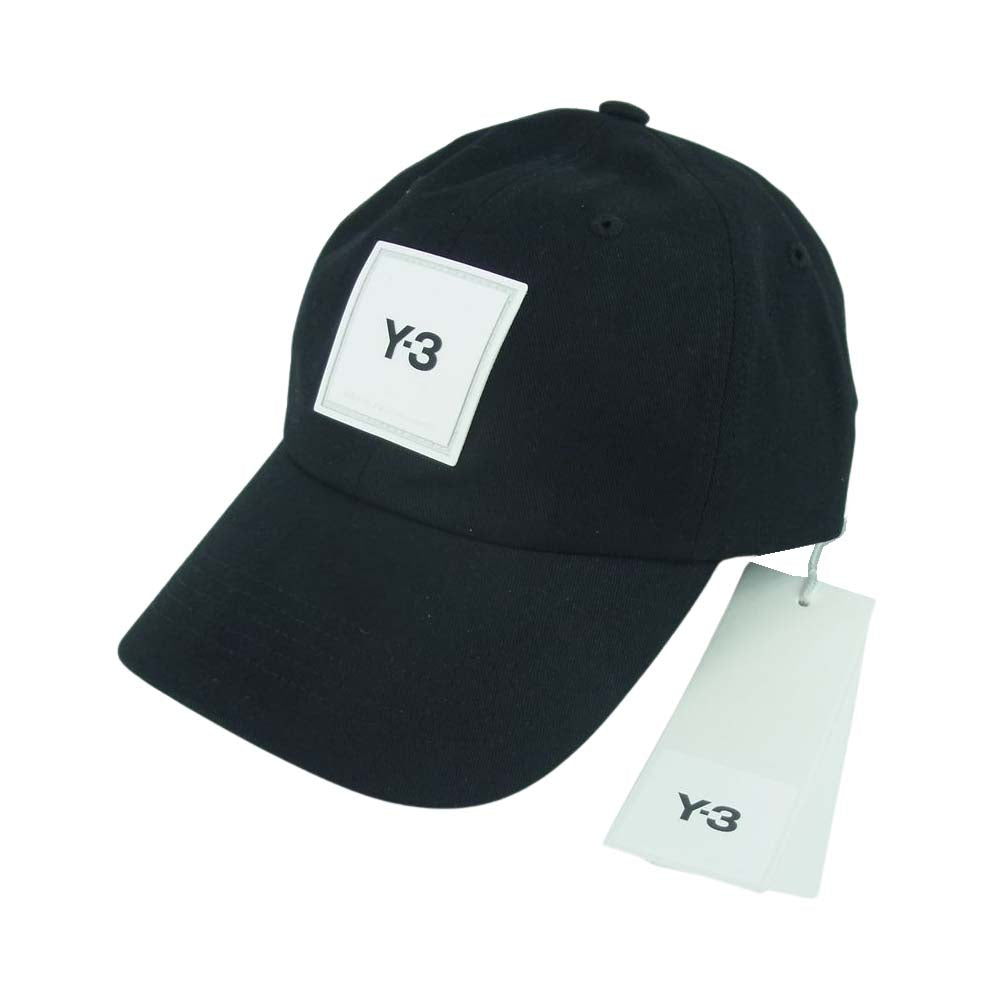 Yohji Yamamoto ヨウジヤマモト HF2143 Y-3 SQL CAP キャップ 帽子 中国製 ブラック系 58cm【新古品】【未使用】【中古】