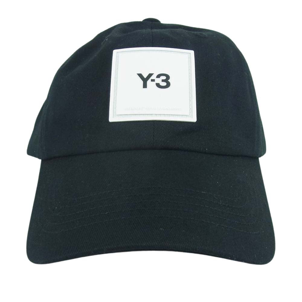 Yohji Yamamoto ヨウジヤマモト HF2143 Y-3 SQL CAP キャップ 帽子 中国製 ブラック系 58cm【新古品】【未使用】【中古】