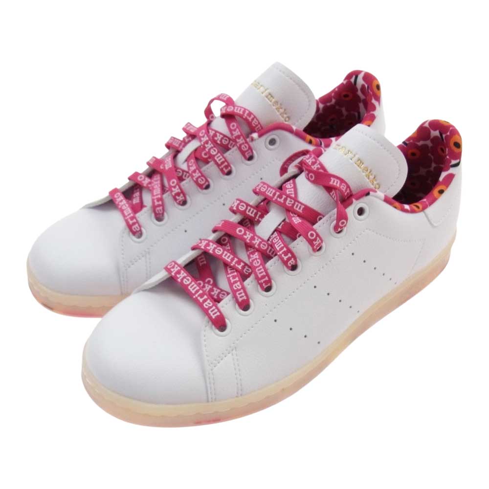 adidas アディダス GX8841 x MARIMEKKO STAN SMITH マリメッコ スタンスミス スニーカー ホワイト系 27cm【新古品】【未使用】【中古】