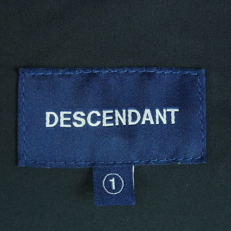 DESCENDANT ディセンダント SHORE BEACH PANTS ショアー ビーチ パンツ 日本製 ブラック系 1【中古】