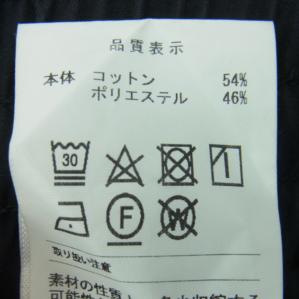 DESCENDANT ディセンダント SHORE BEACH PANTS ショアー ビーチ パンツ 日本製 ブラック系 1【中古】