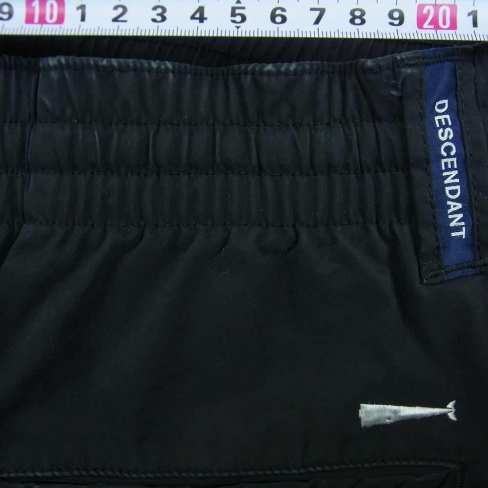 DESCENDANT ディセンダント SHORE BEACH PANTS ショアー ビーチ パンツ 日本製 ブラック系 1【中古】