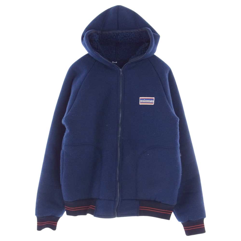 WAREHOUSE ウエアハウス Lot 2154  CLASSIC PILE HOODIE クラシック パイル フーディ ネイビー系 L【中古】