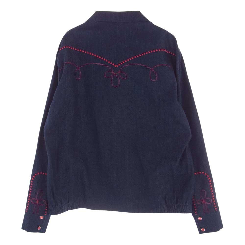 スリーフェイス JOHNNY K INDIGO DENIM インディゴ ウェスタン ジャケット インディゴブルー系 M【中古】