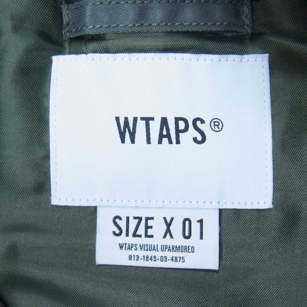 WTAPS ダブルタップス 17AW 172GWDT-JKM01 N-2B フライト ジャケット カーキ系 1【中古】
