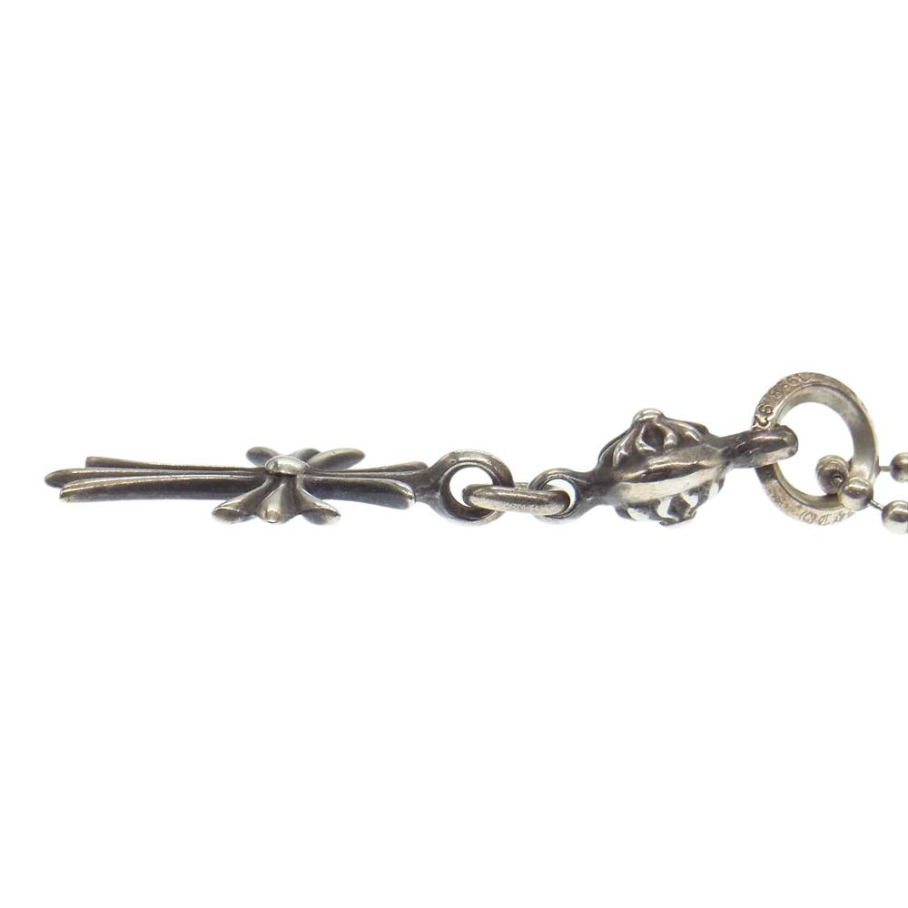 CHROME HEARTS クロムハーツ（原本無） 1B TNY CH CRS 1ボール タイニー CHクロス ペンダント ネックレス シルバー系【中古】