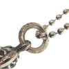 CHROME HEARTS クロムハーツ（原本無） 1B TNY CH CRS 1ボール タイニー CHクロス ペンダント ネックレス シルバー系【中古】