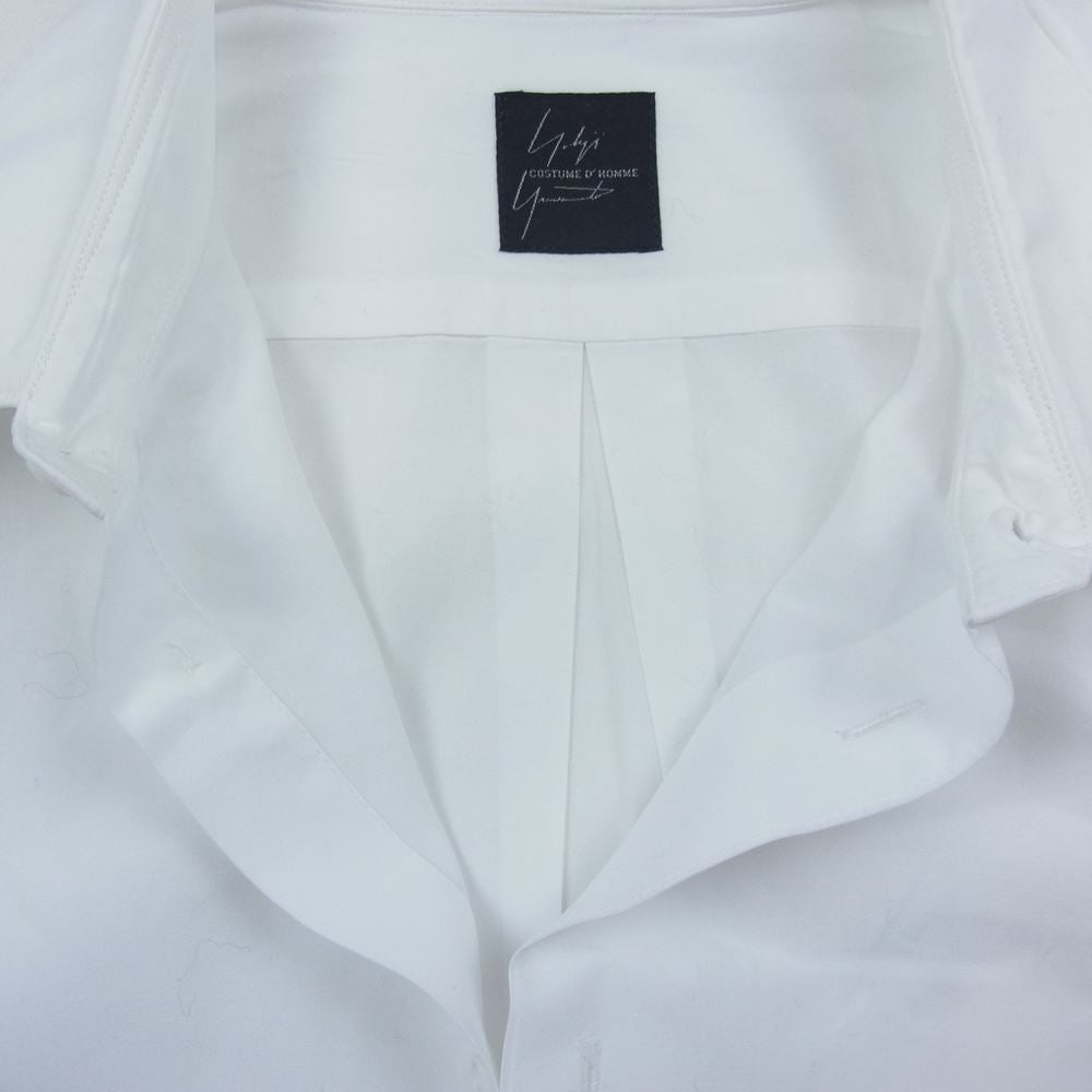 ヨウジヤマモト コスチュームドオム 20AW HR-B83-050 SUITS BROAD REGULAR SHIRT Y-CDM ブロード ドレスシャツ ホワイト系 4【中古】
