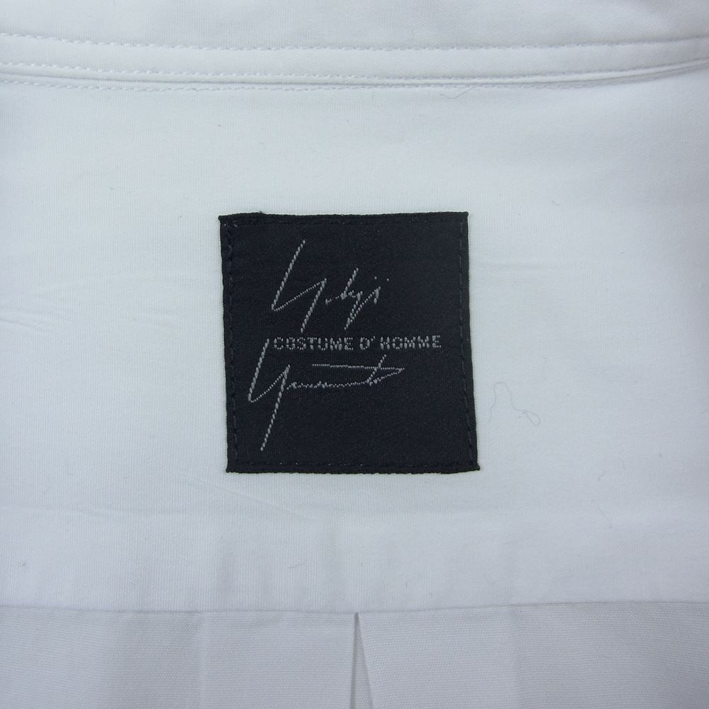 ヨウジヤマモト コスチュームドオム 20AW HR-B83-050 SUITS BROAD REGULAR SHIRT Y-CDM ブロード ドレスシャツ ホワイト系 4【中古】