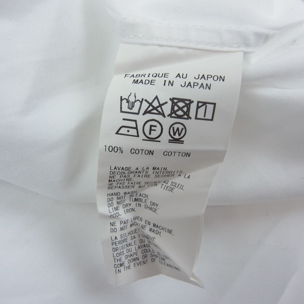 ヨウジヤマモト コスチュームドオム 20AW HR-B83-050 SUITS BROAD REGULAR SHIRT Y-CDM ブロード ドレスシャツ ホワイト系 4【中古】