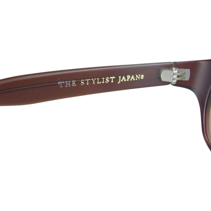 白山眼鏡 The Stylist Japan WINSTON スタイリストジャパン ウィンストン 眼鏡 ブラウン系【中古】