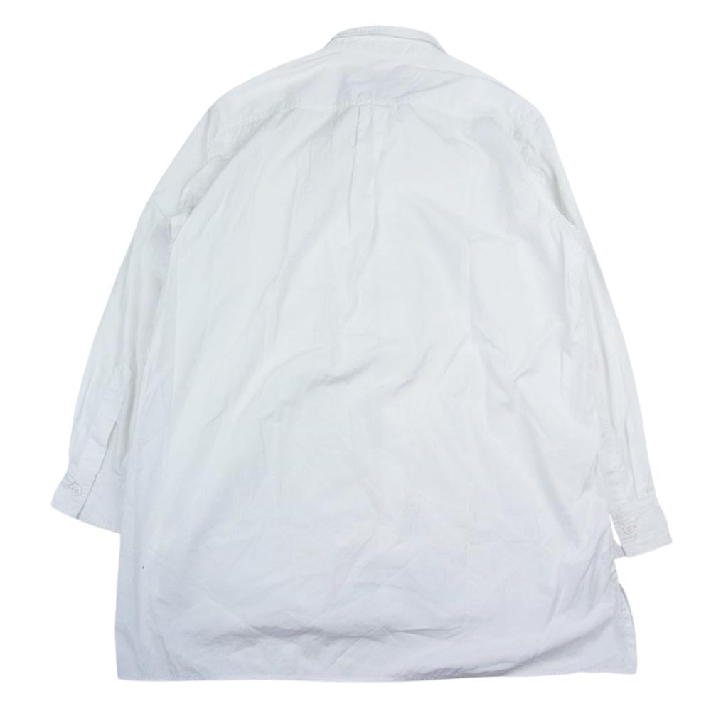 Yohji Yamamoto POUR HOMME ヨウジヤマモトプールオム 21SS HD-B27-024 BIG環縫い クラシック ブラウス 長袖シャツ ホワイト系 4【美品】【中古】