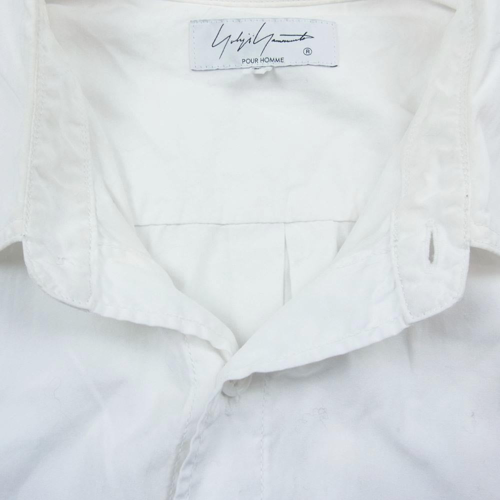 ヨウジヤマモトプールオム  HD-B27-024 BIG環縫い長袖シャツ メンズ 4