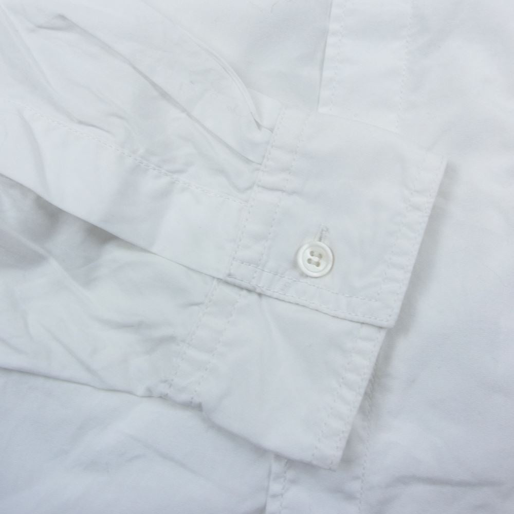 Yohji Yamamoto POUR HOMME ヨウジヤマモトプールオム 21SS HD-B27-024 BIG環縫い クラシック ブラウス 長袖シャツ ホワイト系 4【美品】【中古】