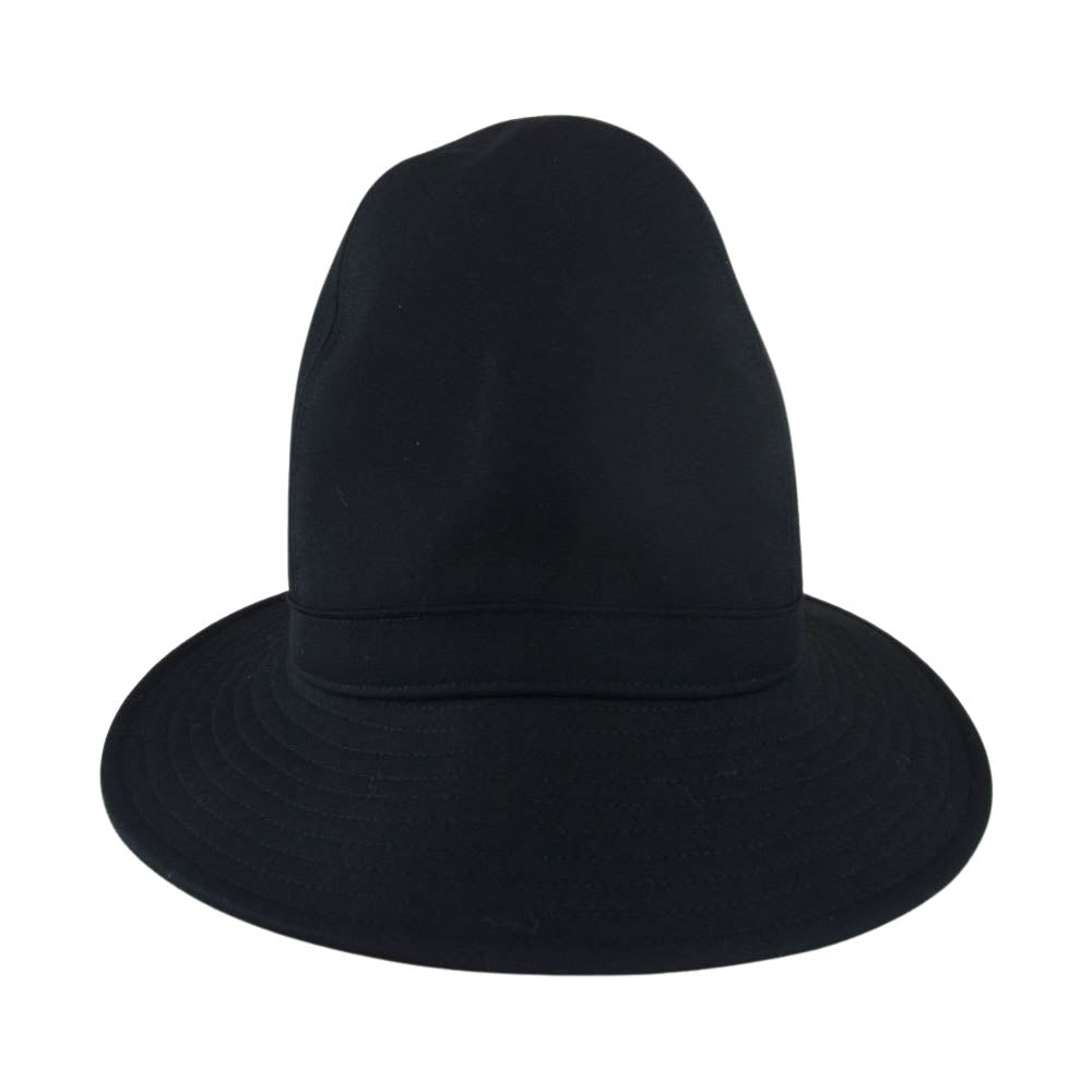 Yohji Yamamoto POUR HOMME ヨウジヤマモトプールオム 20SS HN-H09-100 ウールギャバ フェドラハット ブラック系 5【中古】