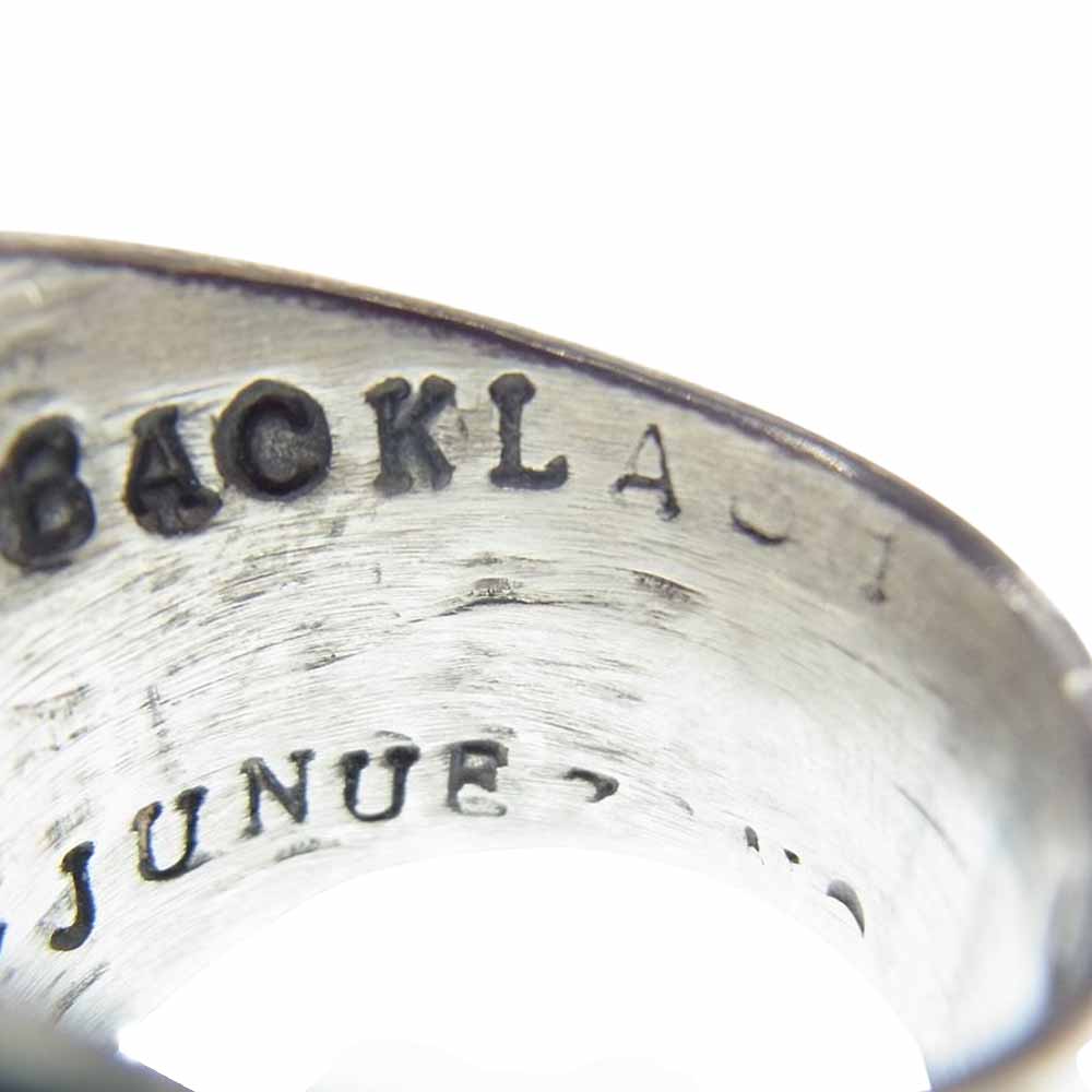 ISAMUKATAYAMA BACKLASH イサムカタヤマバックラッシュ JUN UEZONO. J474-65 Pure Silver 1000 Deer Horn Ring ジュンウエゾノ 純銀 ディアホーン リング シルバー系 約34.5号【中古】