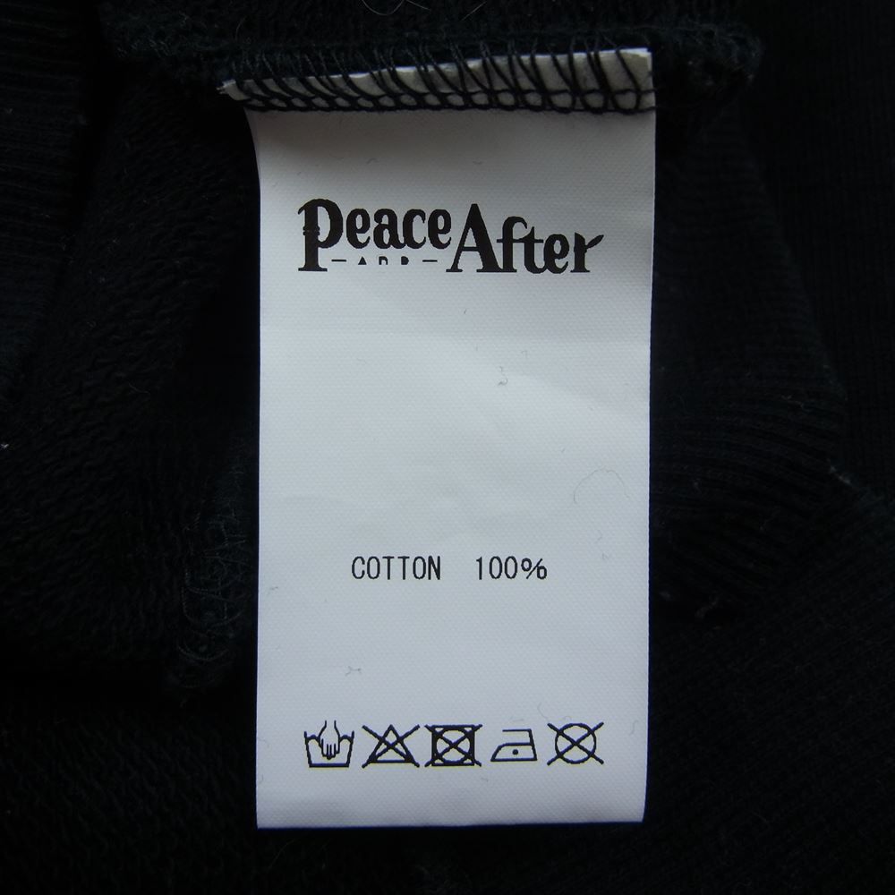 ブラックスキャンダル ヨウジヤマモト 21AW Peace and After ピースアンドアフター WILD SIDE ワイルドサイド ロゴプリント スウェット トレーナー ブラック系 4【中古】
