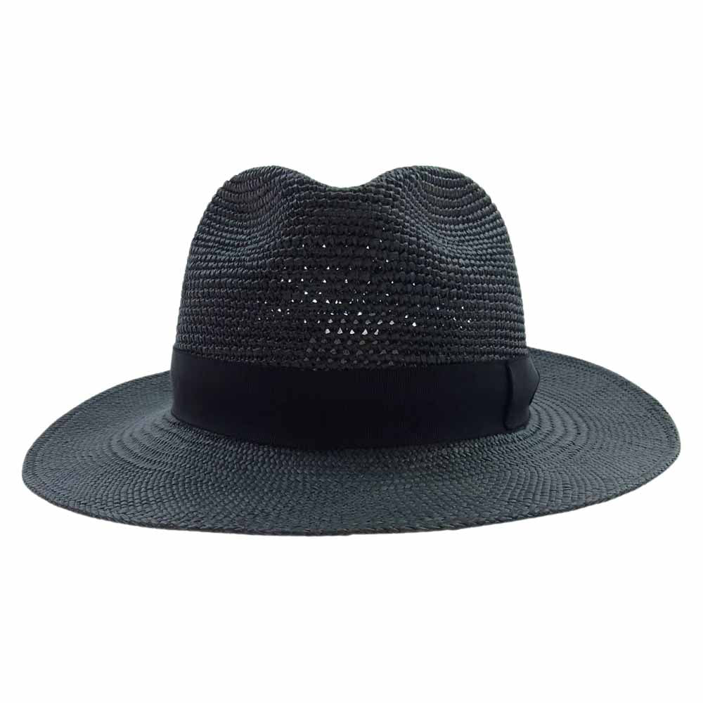 Yohji Yamamoto POUR HOMME ヨウジヤマモトプールオム 20SS HN-H02-966 Palm Leaves HAT パナマハット ダークグレー系 4【中古】