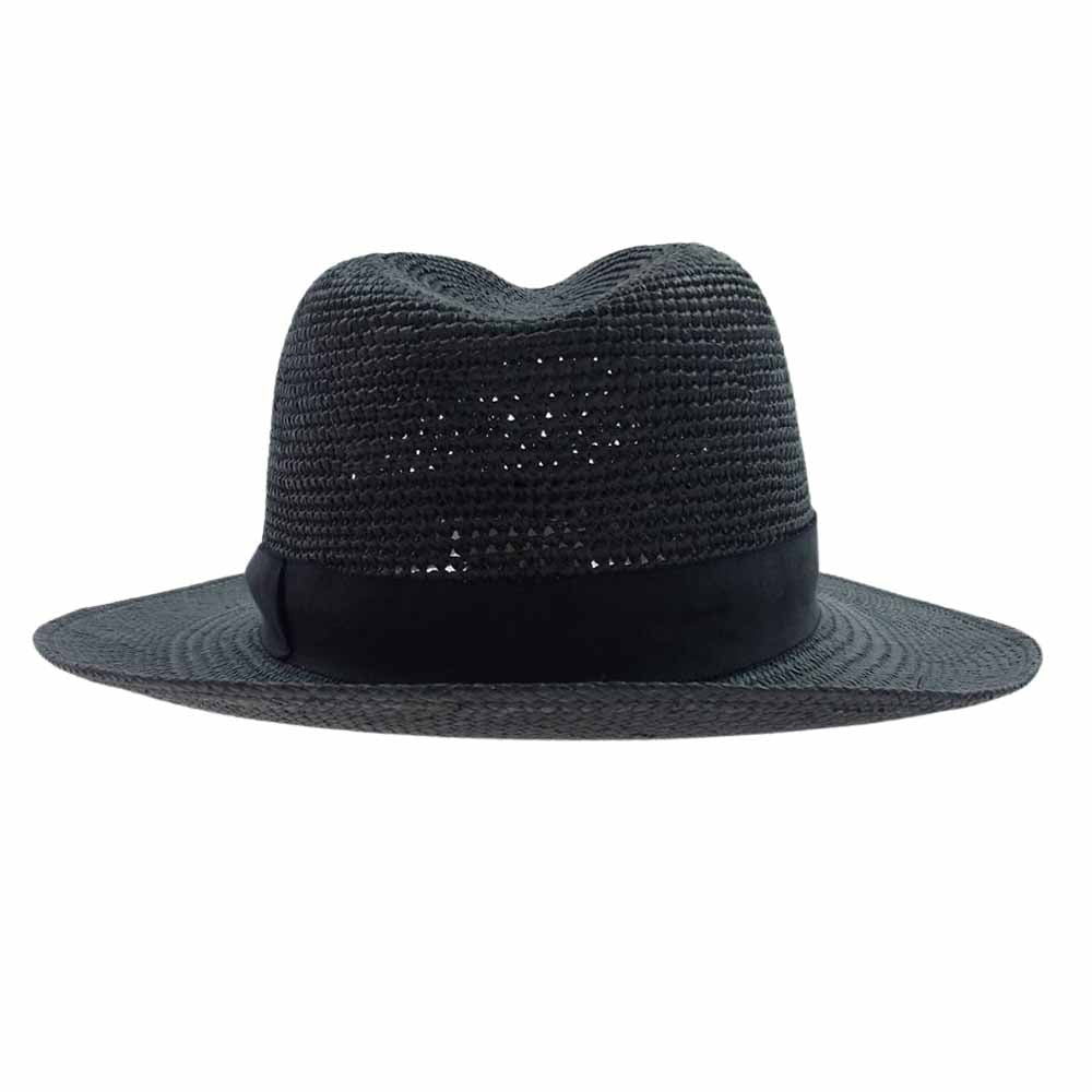 Yohji Yamamoto POUR HOMME ヨウジヤマモトプールオム 20SS HN-H02-966 Palm Leaves HAT パナマハット ダークグレー系 4【中古】