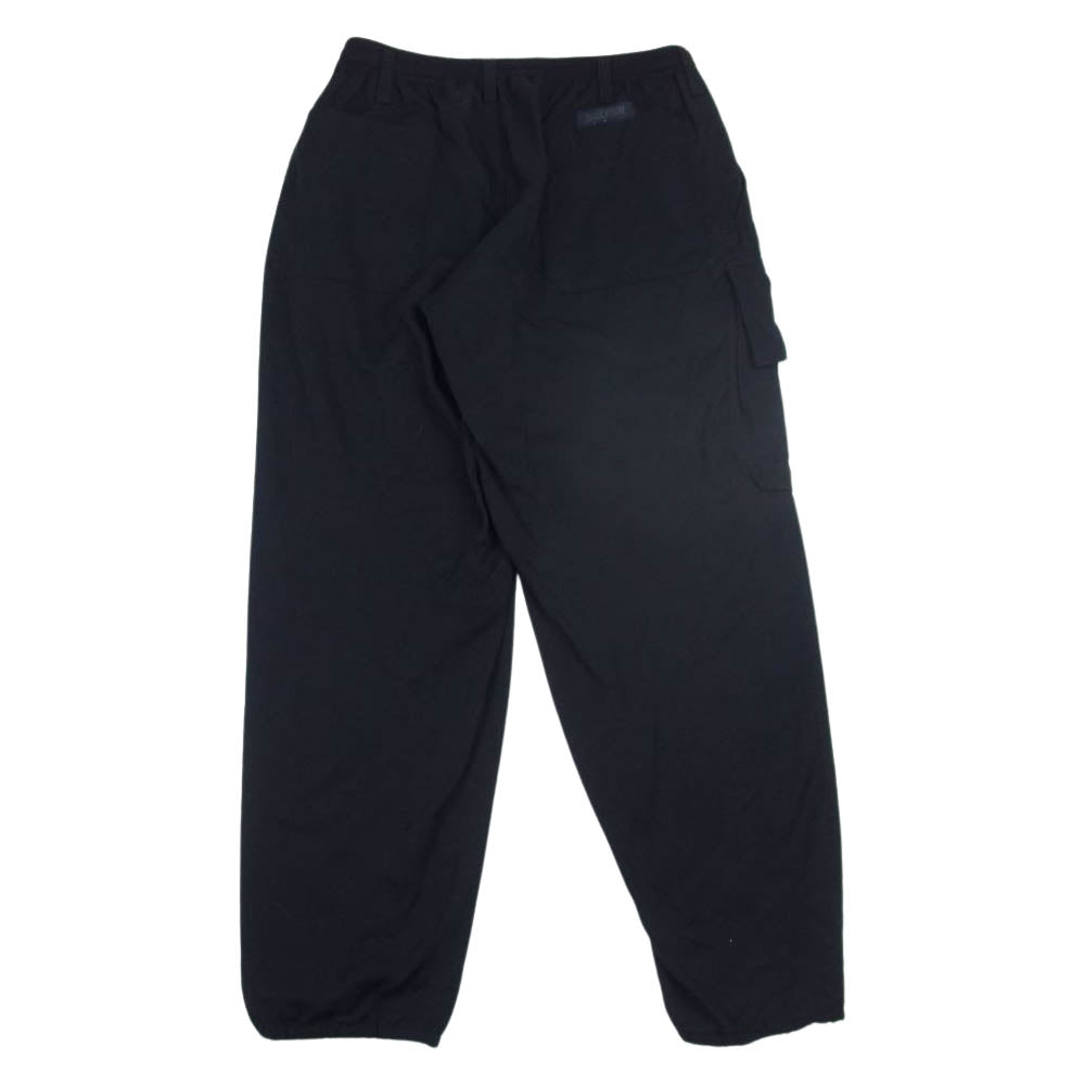 レギュレーション ヨウジヤマモト メン 22SS HG-P03-240 Drawing Pants ドローコード カーゴ パンツ ブラック系 2【中古】