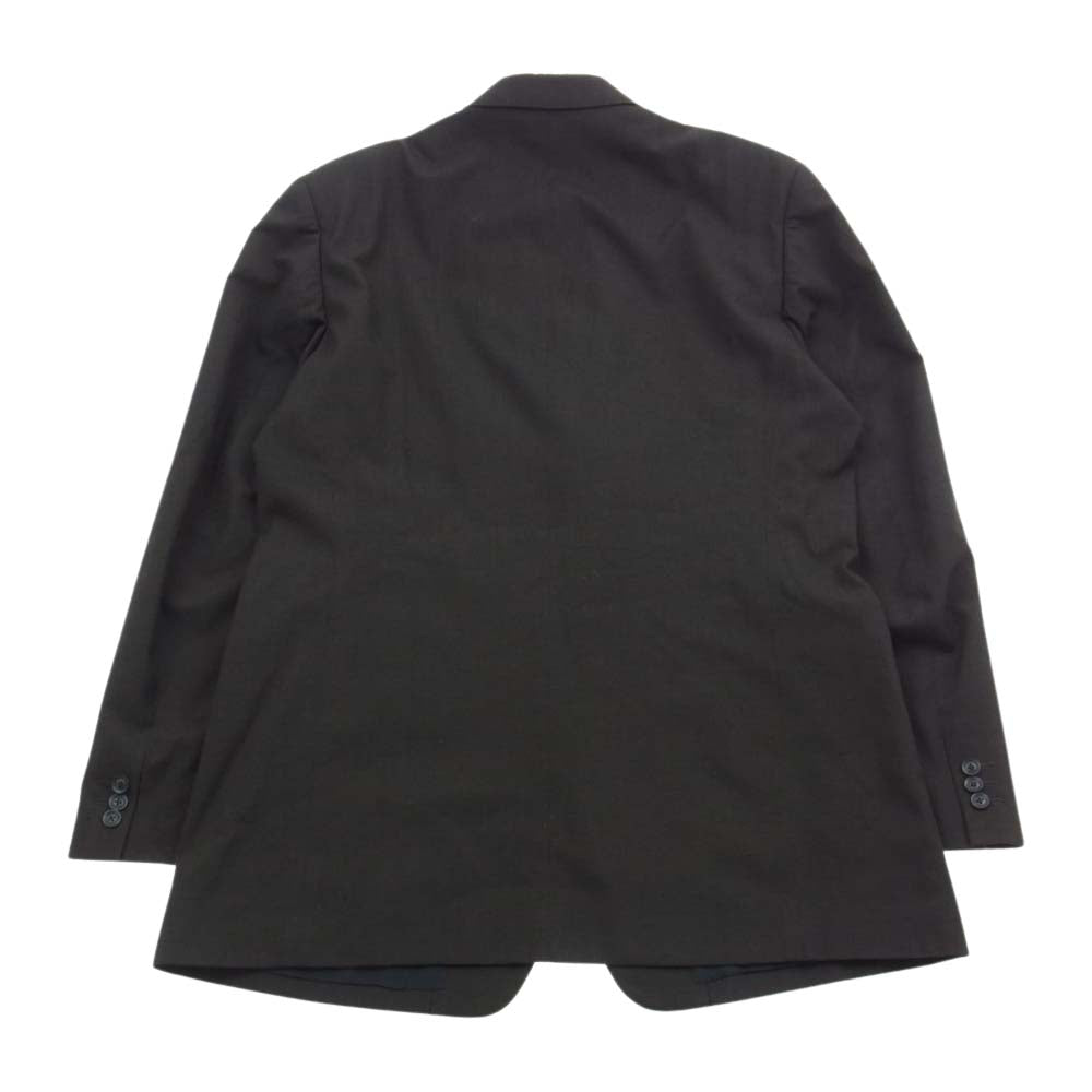 ヨウジヤマモト コスチュームドオム 21AW HX-J80-151 チェック ウール テーラードジャケット スラックスパンツ セットアップ 3B スーツ ブラウン系 ジャケット:5 パンツ:4【美品】【中古】