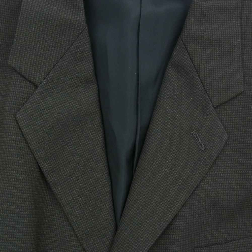 ヨウジヤマモト コスチュームドオム 21AW HX-J80-151 チェック ウール テーラードジャケット スラックスパンツ セットアップ 3B スーツ ブラウン系 ジャケット:5 パンツ:4【美品】【中古】