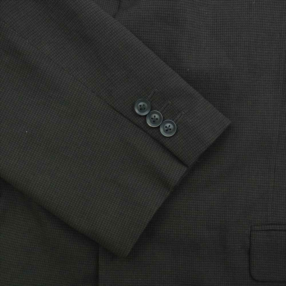 ヨウジヤマモト コスチュームドオム 21AW HX-J80-151 チェック ウール テーラードジャケット スラックスパンツ セットアップ 3B スーツ ブラウン系 ジャケット:5 パンツ:4【美品】【中古】