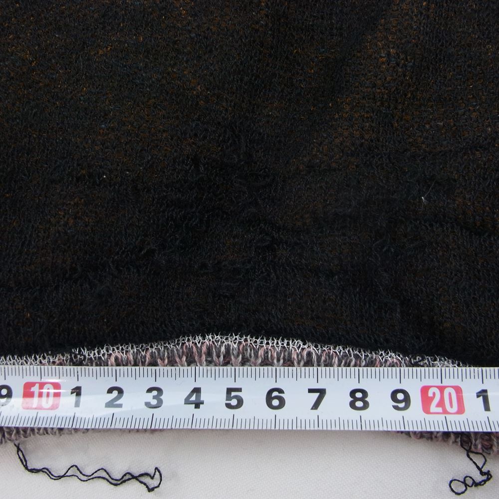 Yohji Yamamoto POUR HOMME ヨウジヤマモトプールオム 22SS HG-K13-373 故郷に錦を飾りたいメッセージ ジャガードニット ブラック系 3【中古】