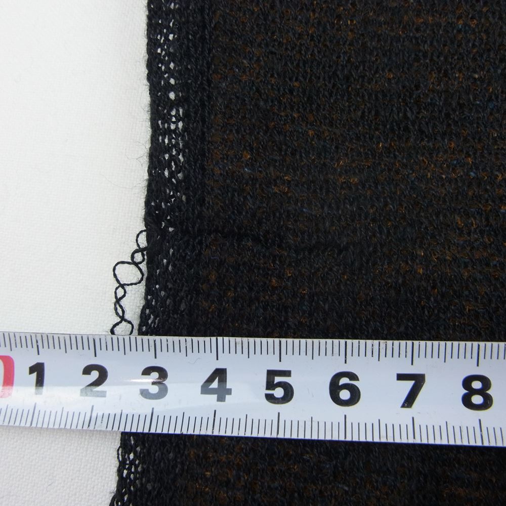 Yohji Yamamoto POUR HOMME ヨウジヤマモトプールオム 22SS HG-K13-373 故郷に錦を飾りたいメッセージ ジャガードニット ブラック系 3【中古】