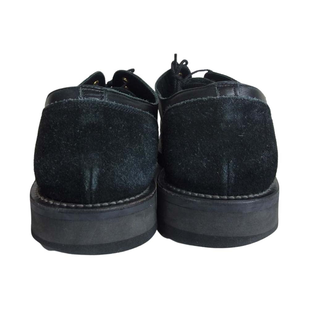 Yohji Yamamoto POUR HOMME ヨウジヤマモトプールオム 11AW HP-E07-755 スエード レザー コンビネーション ドレスシューズ ブラック系【中古】