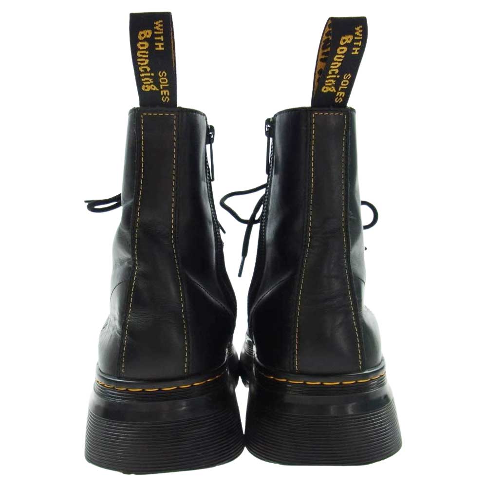 Yohji Yamamoto POUR HOMME ヨウジヤマモトプールオム Dr.MARTENS ドクターマーチン TARIK YY サイドジップ 8ホールブーツ　 ブラック系 UK10【中古】