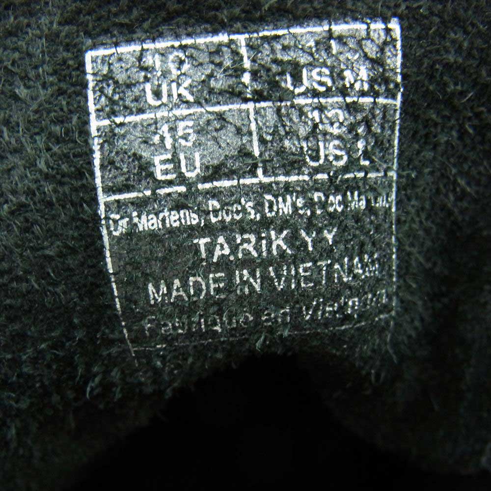Yohji Yamamoto POUR HOMME ヨウジヤマモトプールオム Dr.MARTENS ドクターマーチン TARIK YY サイドジップ 8ホールブーツ　 ブラック系 UK10【中古】